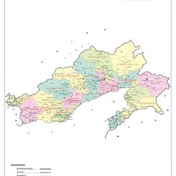 British Terminal Yellow & Pink Arunachal Pradesh Printed Waterproof Poster-picture-27