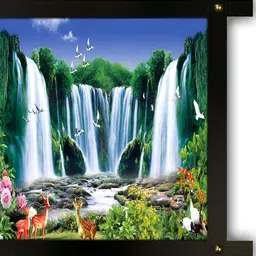 PnF Green & Blue Wooden Floral and Botanical Wall Art-image-32