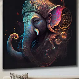 SAF Black & Blue & Black Canvas Religious Paintings Wall Art-image-36