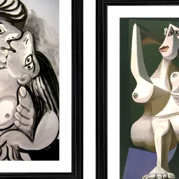 Adventures India Black & Grey  2 Pieces Wooden Wall Arts-image-23