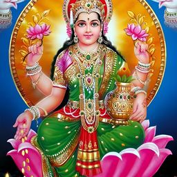 Wallpics Green & Pink Religious Printed Wall Poster-picture-22