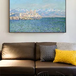 THE HANDMADE FLAIR Blue Claude Monet Painting Wall Art-picture-24