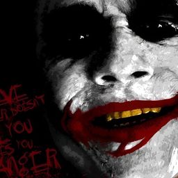 Wallpics White & Black Joker Paintings Wall Sticker-picture-43