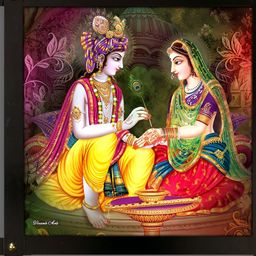 PnF Black & Yellow Synthetic Wooden Religious Wall Art-picture-14