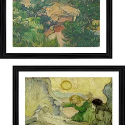 Adventures India Black & White 2 Pieces Wooden Wall Arts-picture-16