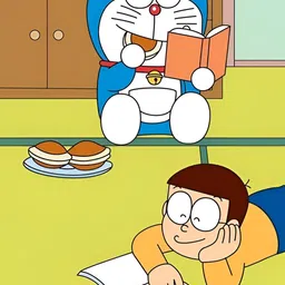 Wallpics Yellow & Blue Doraemon Printed Waterproof High Quality Wall Poster-picture-25