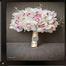 PnF Black & White Floral and Botanical Wooden Painting Wall Art-picture-40