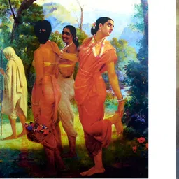 Adventures India Orange & Green Wooden Painting Wall Art-picture-37
