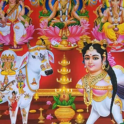 Wallpics Red & White Religious Painting Wall Poster-picture-38