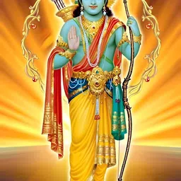 Wallpics Green & Yellow Religious Printed Paper Wall Poster-picture-36