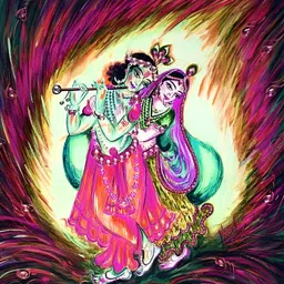 Wallpics Pink & Yellow Religious Printed Wall Poster-picture-28