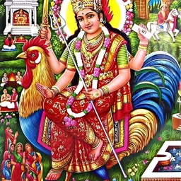 Wallpics Red & Green Religious Printed Waterproof Wall Poster-picture-34