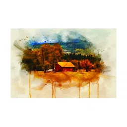Inephos beige And Blue Other Printed Canvas Wall Paintings-image-71