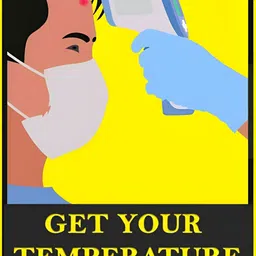 Wallpics Yellow & Blue Printed Fully Waterproof Wall Poster-picture-10