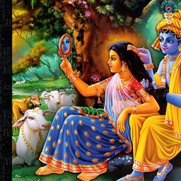 PnF Black & Blue Wooden Religious Painting Wall Art-picture-1