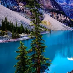 Wallpics Blue & Purple Nature Printed Wall Poster-picture-10