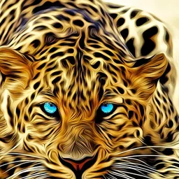 Wallpics Yellow & Black Cheetah Printed Paper Wall Poster-picture-28
