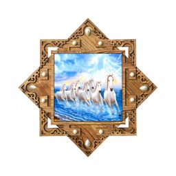 PnF Brown & Blue Birds And Animals Wooden Wall Art-picture-32