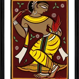 Adventures India Black & Brown Wooden Painting Wall Art-picture-17