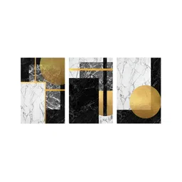 999Store Grey & Black 3 Pieces Painting Wall Arts-picture-20