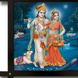 PnF Black & Red Wooden Religious Wall Painting-picture-13