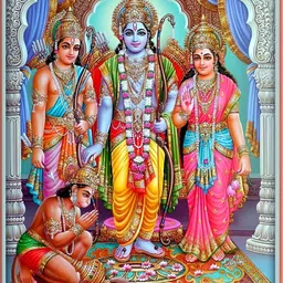 Wallpics Blue & Pink Religious Printed Waterproof Wall Poster-picture-16