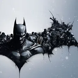 Wallpics Black & Blue Paper Painting Wall Sticker-picture-19