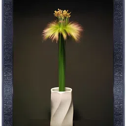 PnF Black & Yellow Wooden Floral and Botanical Painting Wall Art-image-28