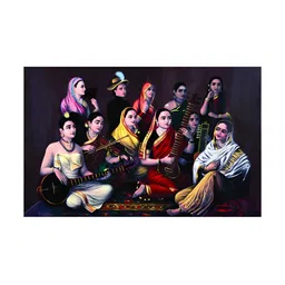 Inephos Brown & Pink Printed Canvas Wall Art-picture-14