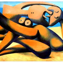 Adventures India Orange & Black Abstract Wooden Wall Art-image-11