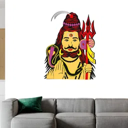 Wallpics Yellow & Brown Printed High Quality Fully Waterproof Wall Sticker-picture-26