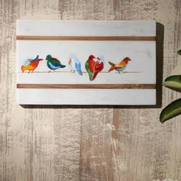 POSH-N-PLUSH White & Red Printed Marble Wall Art-picture-28