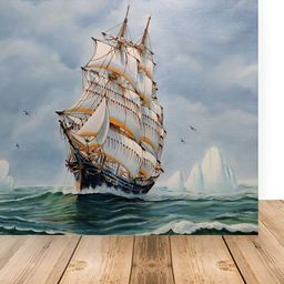British Terminal White & Blue Printed Wall Poster-picture-47