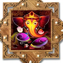 PnF Brown & Purple Religious Wall Painting-picture-30