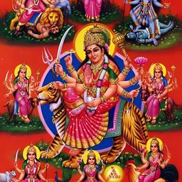 Wallpics Red & Green Religious Printed Self-Adhesive Wall Poster-picture-13