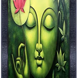 PnF Black & Green Wooden Printed Wall Arts-picture-14