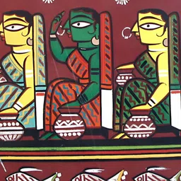 Adventures India Black & Red Wooden Painting Wall Art-picture-20