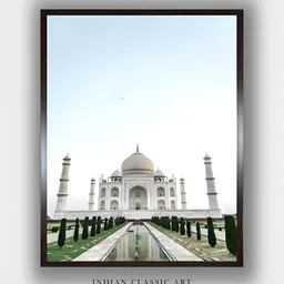 INDIAN CLASSIC ART White & Green Wooden Abstract Wall Art-image-22