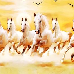 British Terminal Brown & Yellow Animals Printed Wall Poster-picture-27