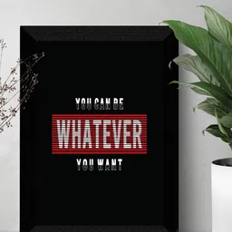 SAF Black Motivational Quotes Premium MDF Framed Wall Art-picture-28