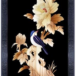 PnF Black & Beige Floral Wall Paintings-picture-28