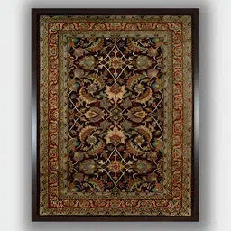 INDIAN CLASSIC ART Black & Brown Wooden Abstract Wall Art-picture-13