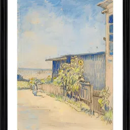 Adventures India Blue & Beige Wooden Wall Painting-image-9