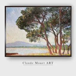 The Art House Green & Beige La Plage De Juan-Les-Pins Painted Wall Art-picture-29