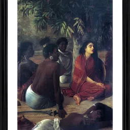 Adventures India Black & White Wooden Wall Painting-image-42