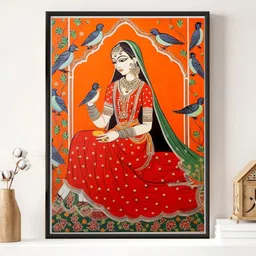 INDIAN CLASSIC ART Red Indian Folk Art-picture-27