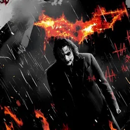 Wallpics Black & Red Paper Paintings Wall Art-picture-11