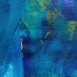 Adventures India Blue & Green Wooden Abstract Paintings Wall Art-picture-22