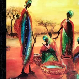 PnF Black & Yellow Wooden Painting Wall Art-picture-20