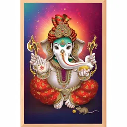 Wallpics Red & White Religious Printed Waterproof Wall Poster-image-10
